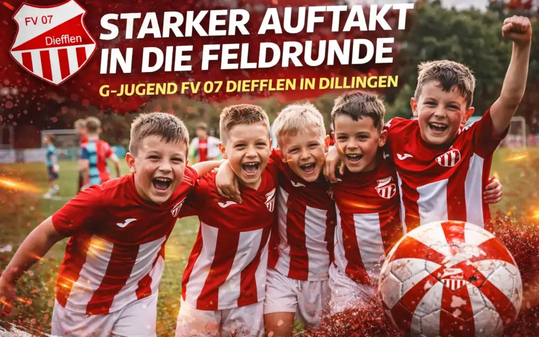 Erfolgreicher Start in die Feldrunde: Starker Auftritt unserer G-Jugend in Dillingen