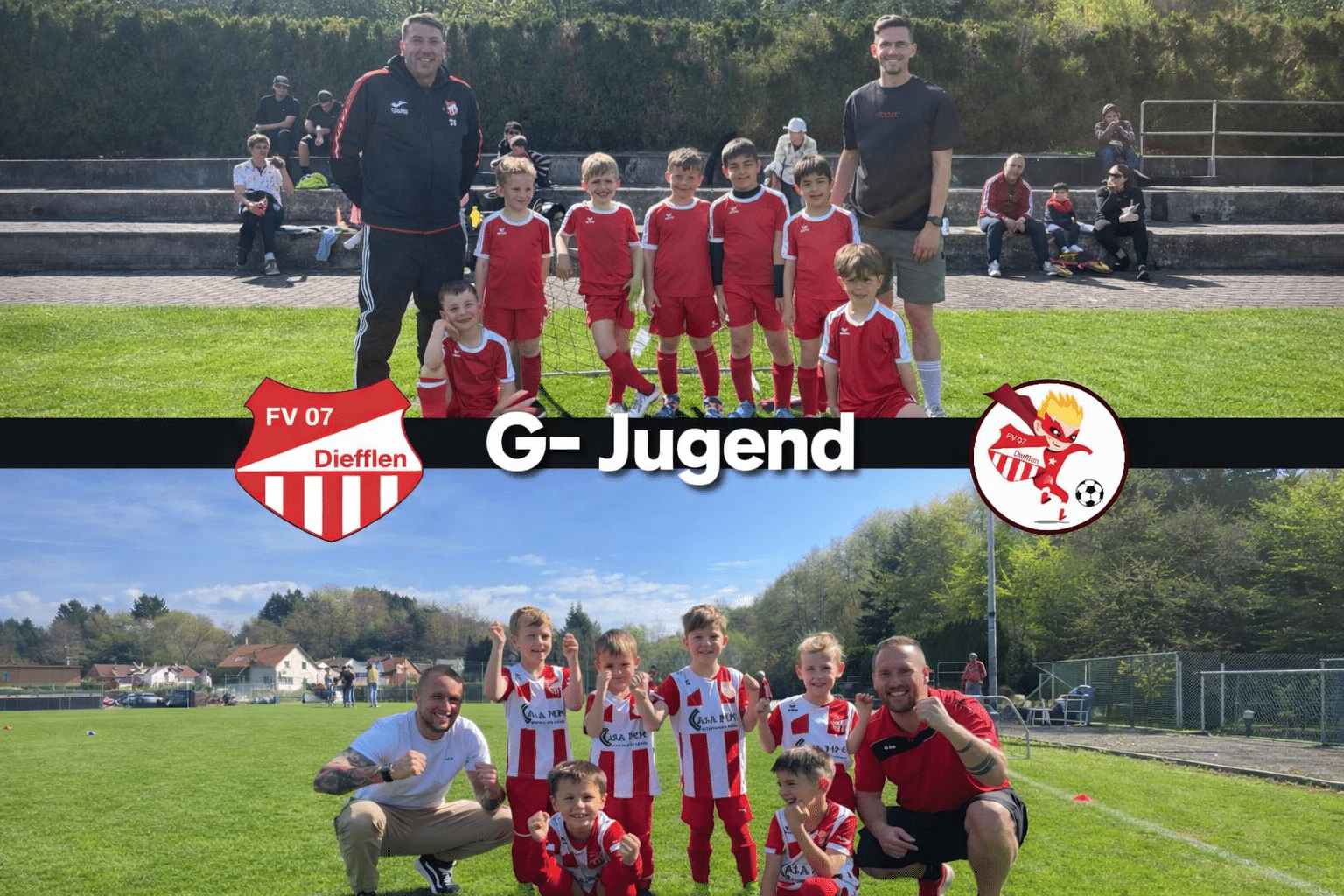 G Jugend Turnier Schmelz FV07 Diefflen mit beiden Teams