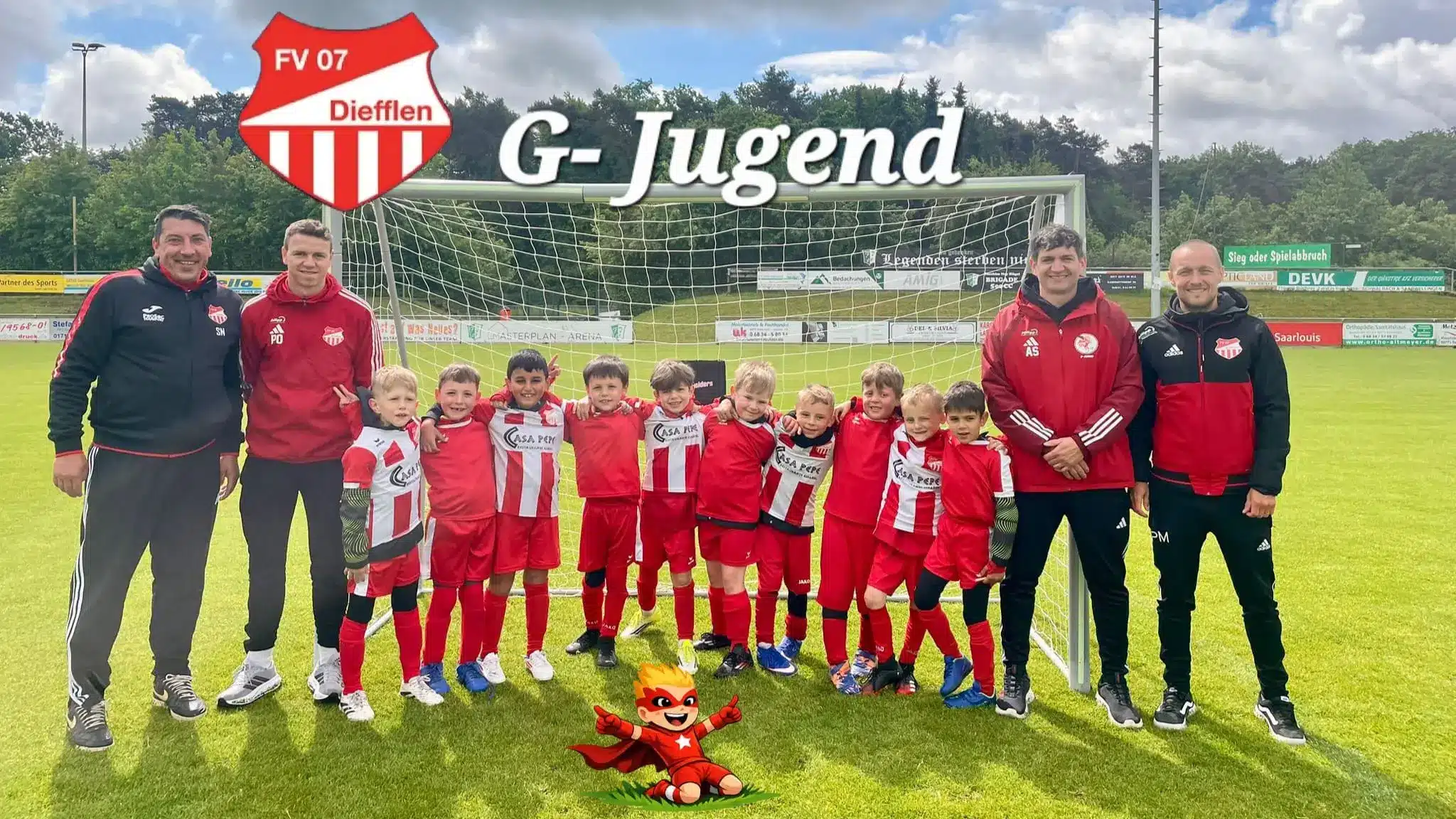 G-Jugend des FV07 Diefflen beim Vatertagsturnier in Schwalbach