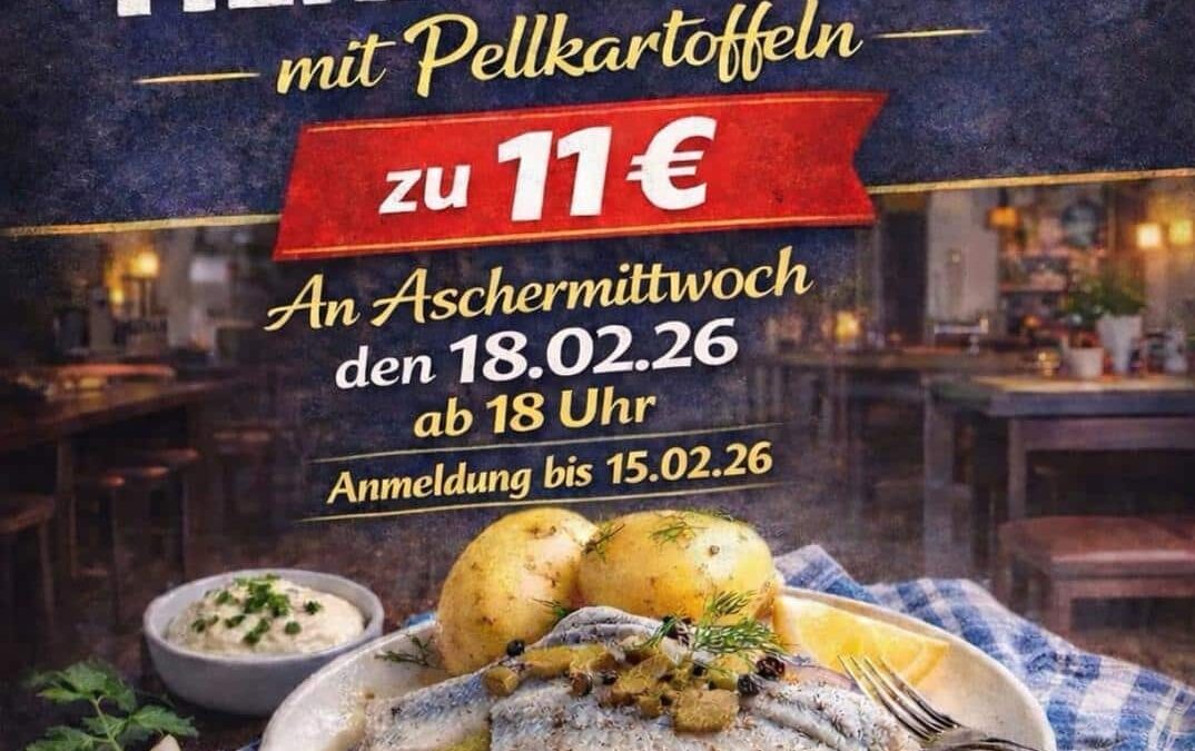 Traditionelles Heringsessen beim FV 07 Diefflen