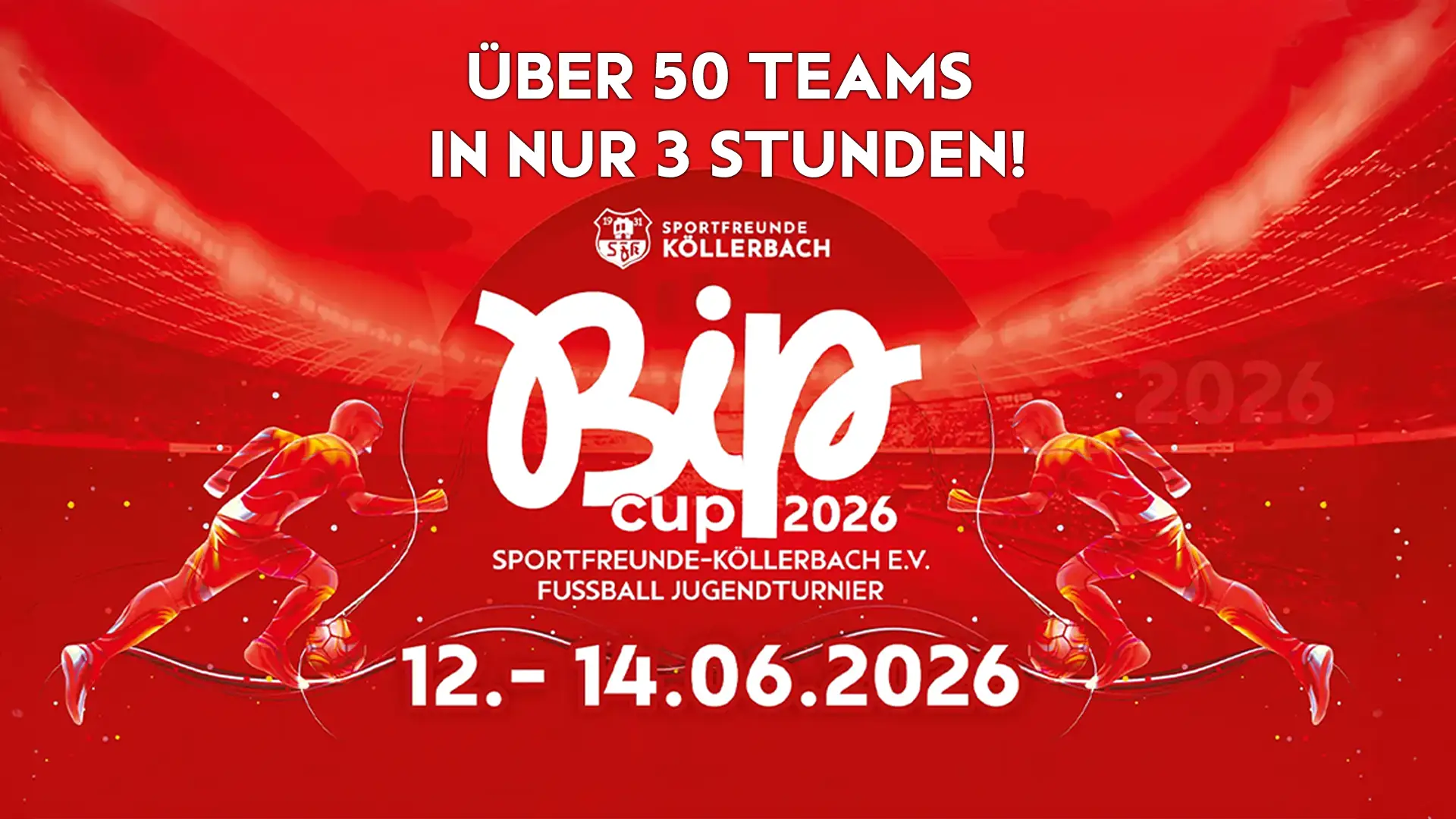 BIP Cup 2026: Über 50 Teams nach nur 3 Stunden Anmeldung