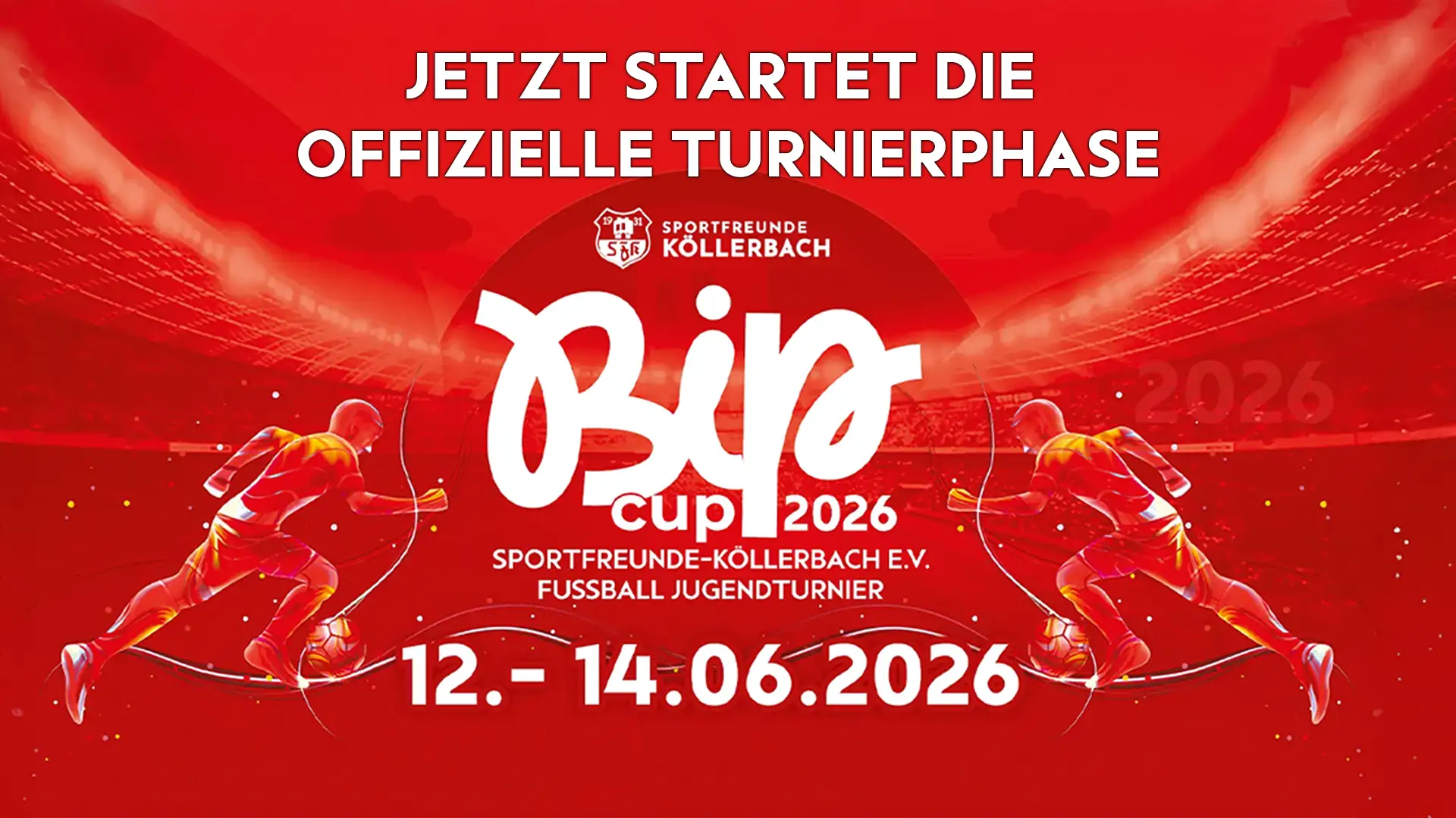 Start der offiziellen Turnierphase beim BIP Cup 2026 (12.–14.06.2026)