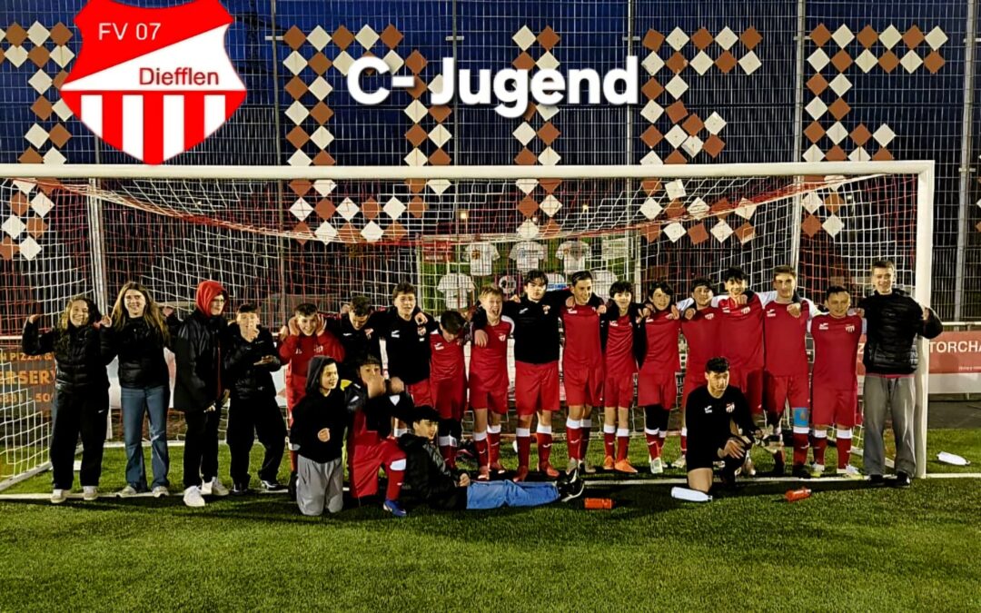 C-Jugend des FV 07 Diefflen feiert zwei wichtige Heimsiege