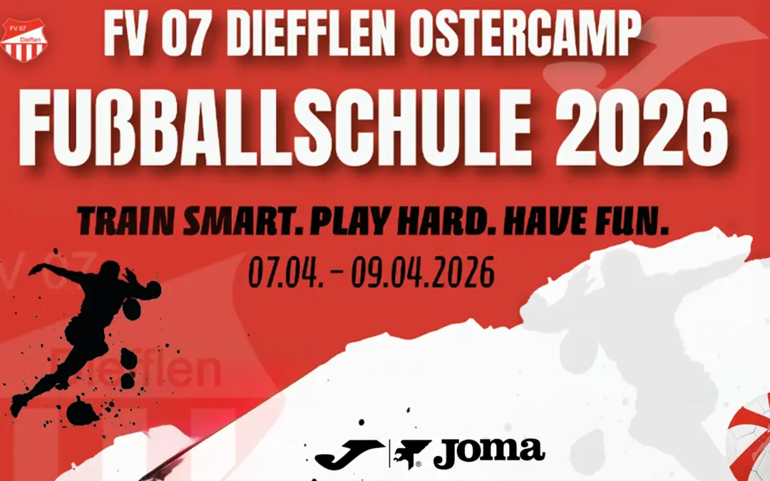 Ostercamp 2026 der Fußballschule: Anmeldeschluss rückt näher – jetzt noch Plätze sichern!