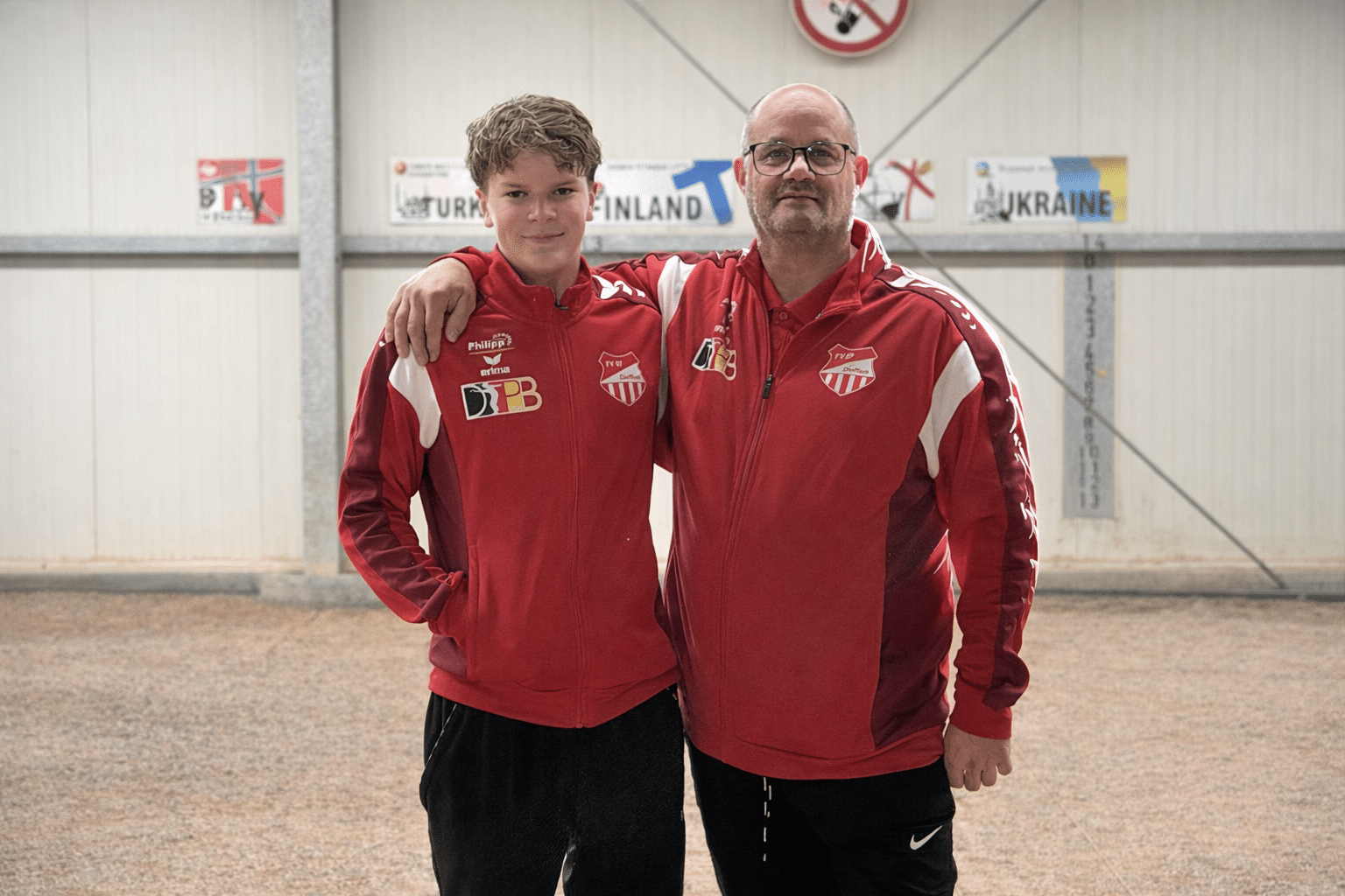 Bundesliga 2026 FV07 Diefflen Boule mit den Neuzugängen Fabien Fuchs und Emil Croissant