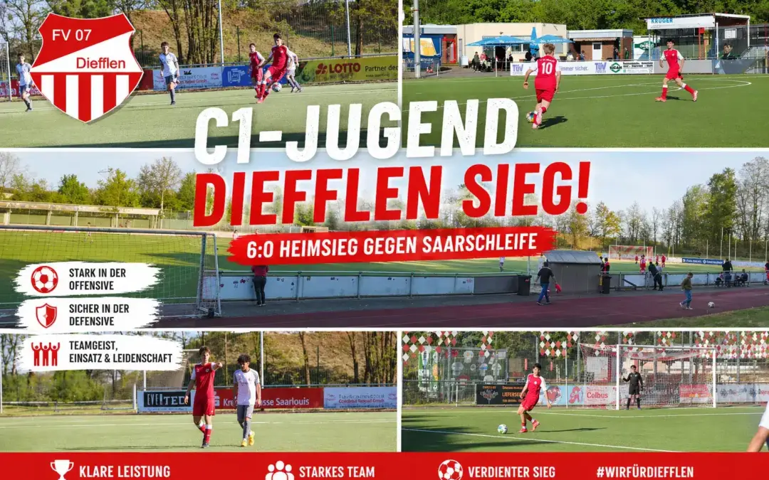 C1 Jugend Diefflen Sieg – Klarer Heimerfolg
