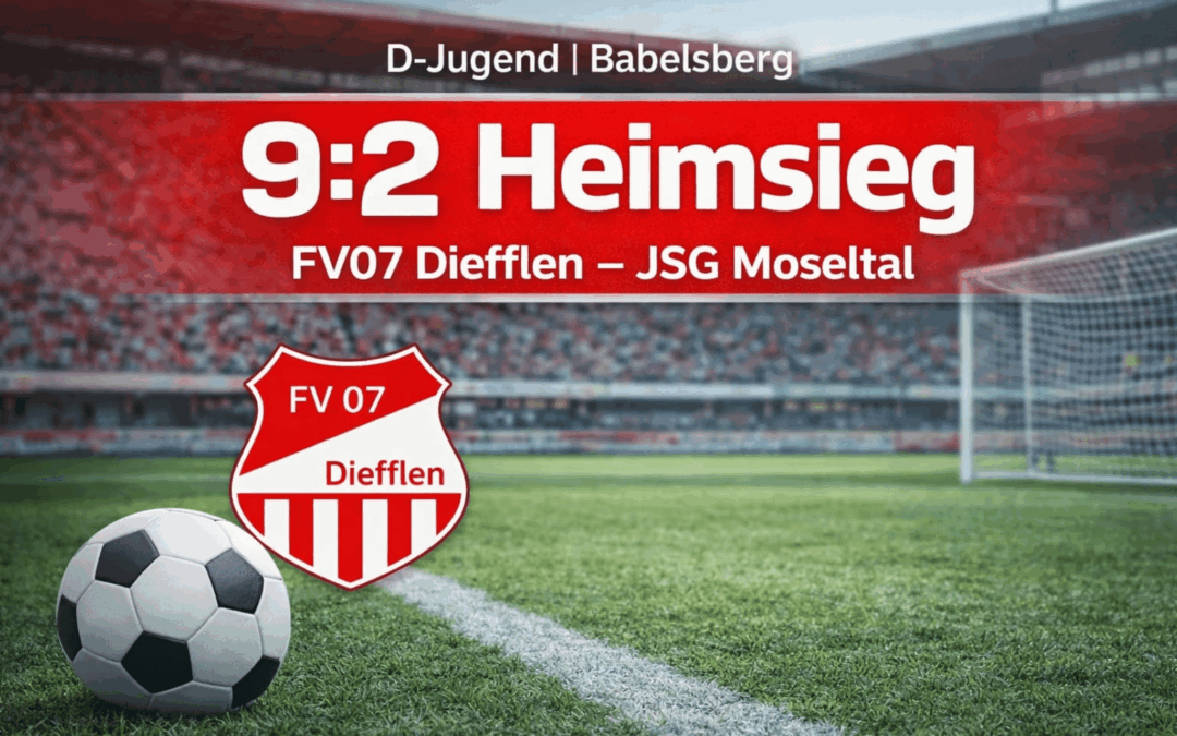 D Jugend Diefflen Moseltal – 9:2 Offensivspektakel