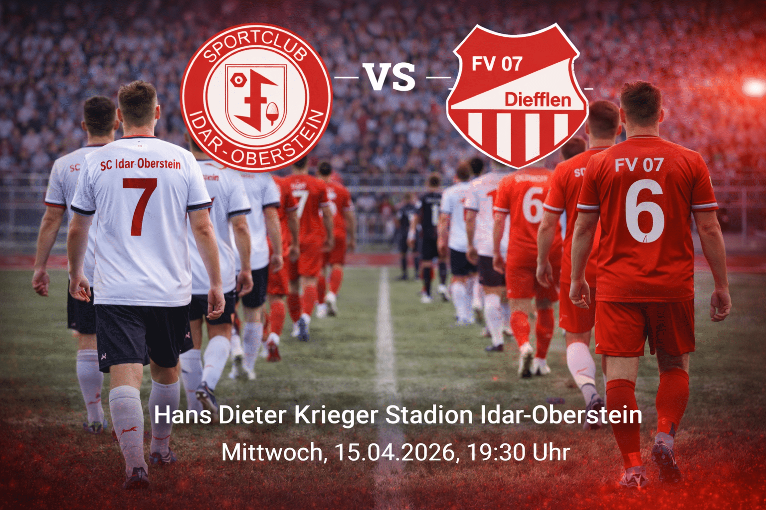 SC Idar-Oberstein vs FV Diefflen Oberliga Rheinland-Pfalz Saar