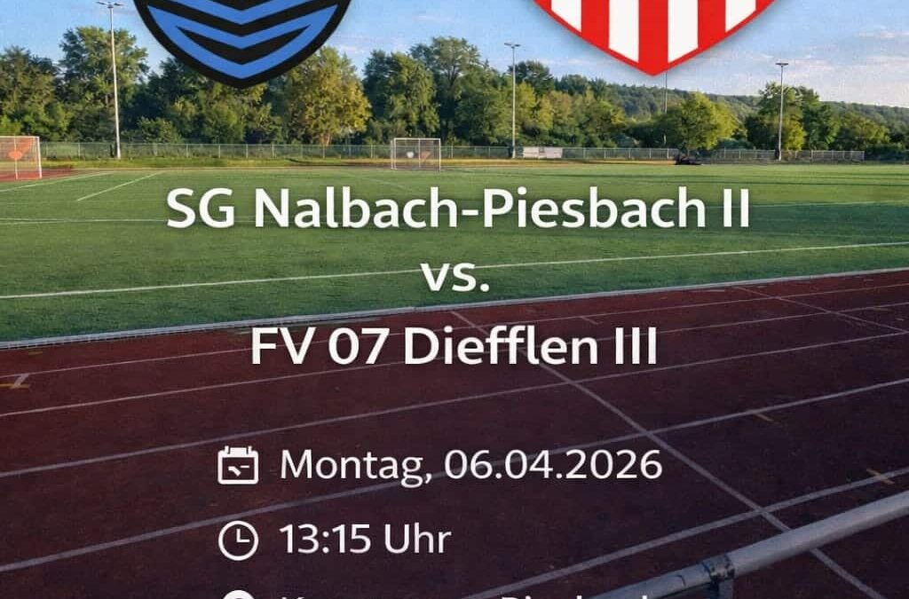 Diefflen 3 Piesbach: Rückspiel nach 6:3-Sieg