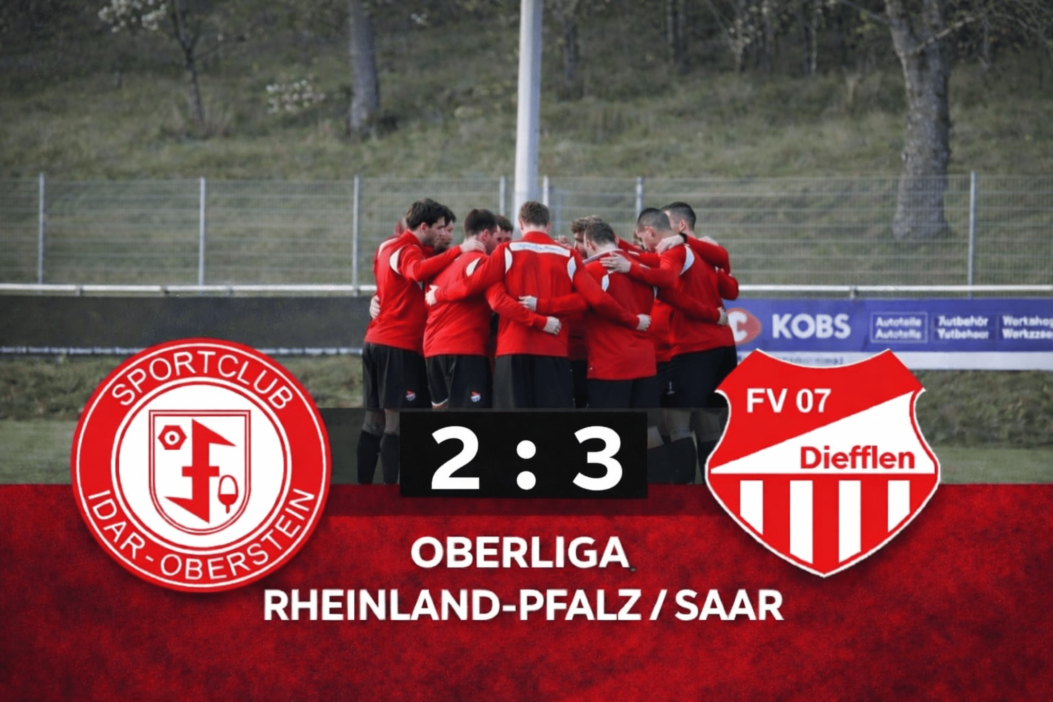 Spielbericht Diefflen Auswärtssieg 3:2 gegen Idar-Oberstein