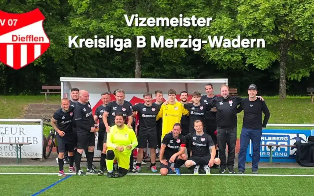 FV07 Diefflen 3 Vizemeister der Kreisliga B
