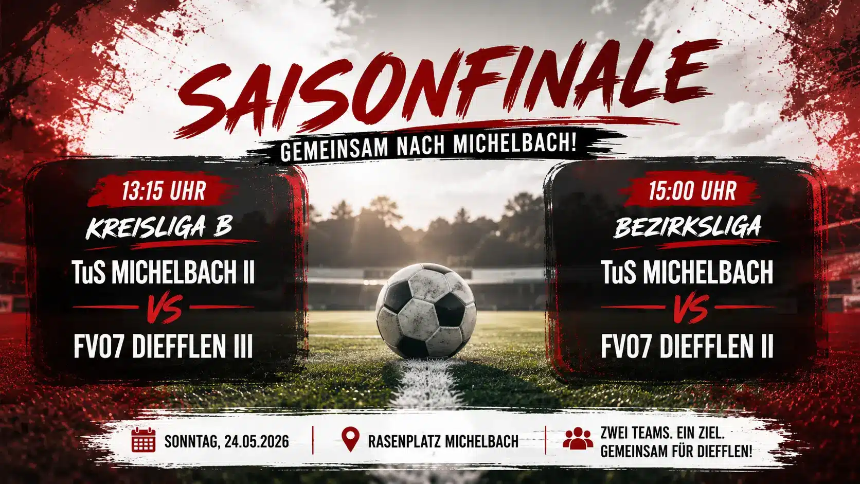 FV07 Diefflen Saisonfinale Michelbach mit der 2. und 3. Mannschaft