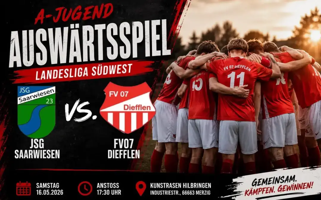 FV07 Diefflen Saarwiesen – A-Jugend will Serie ausbauen