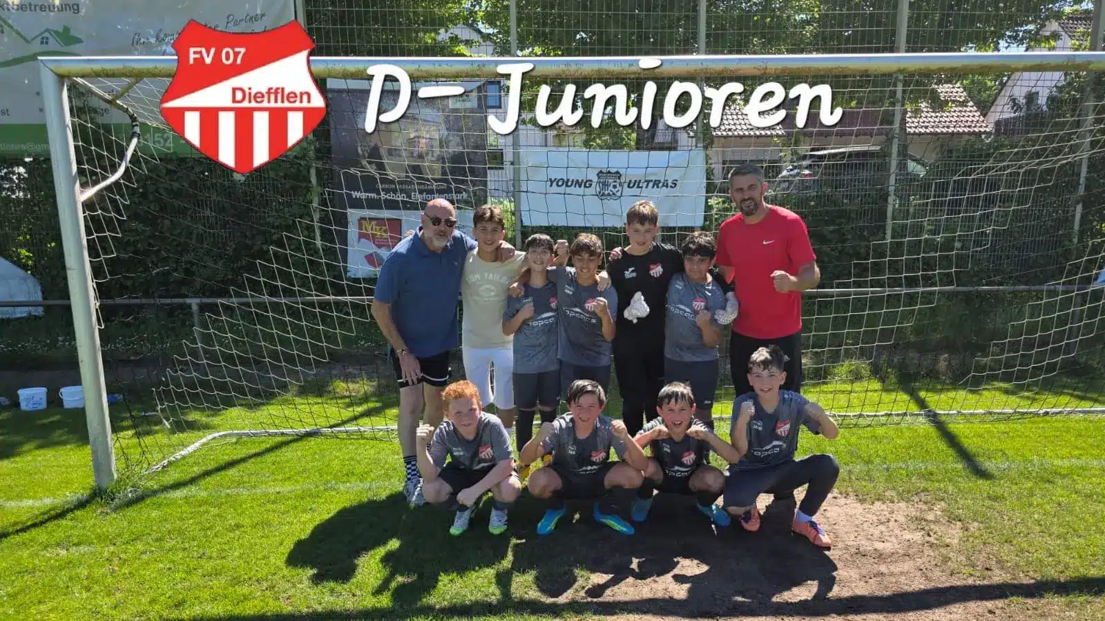 FV07 Diefflen Saisonsieger der D-Junioren mit 40 Punkten und Platz eins