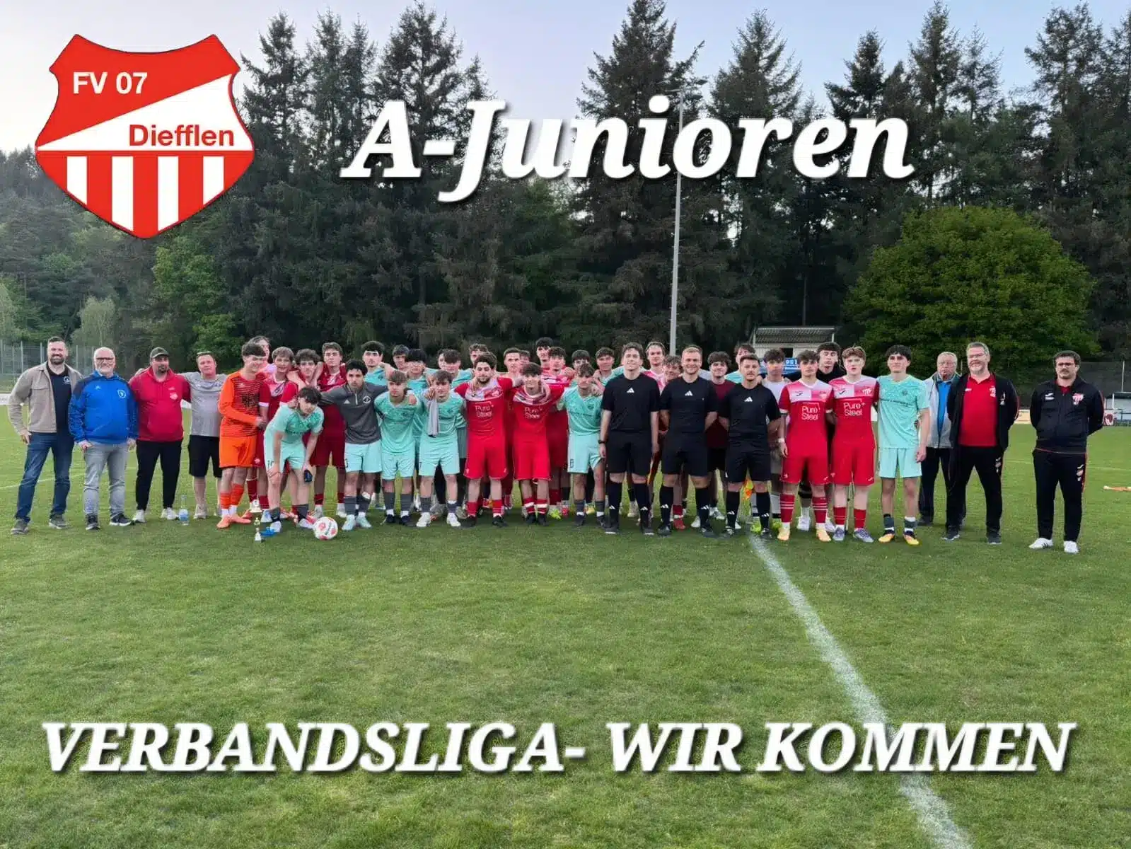 A-Jugend Aufstieg des FV07 Diefflen in die Verbandsliga