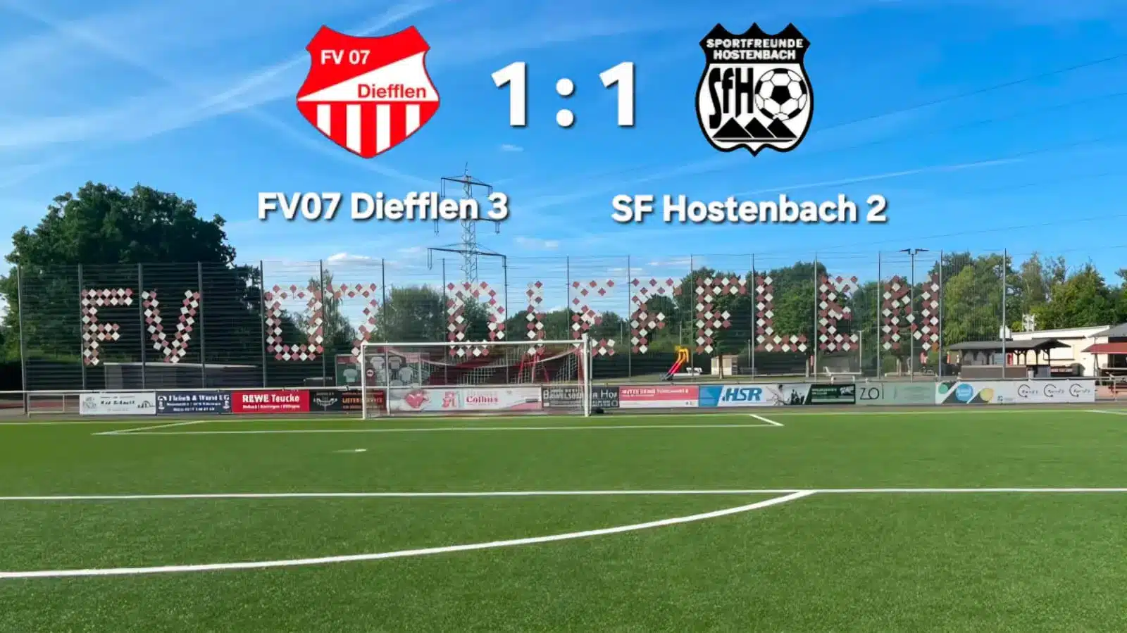 FV07 Diefflen 3 im Testspiel gegen die SF Hostenbach 2