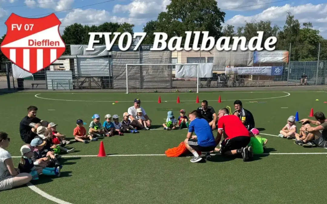 FV07 Diefflen Ballbande Spielstunde Nr. 2 begeistert Kinder