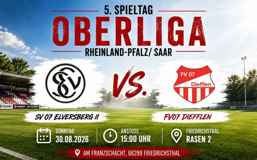 FV07 Diefflen Elversberg – Auswärtsspiel bei Elversberg II