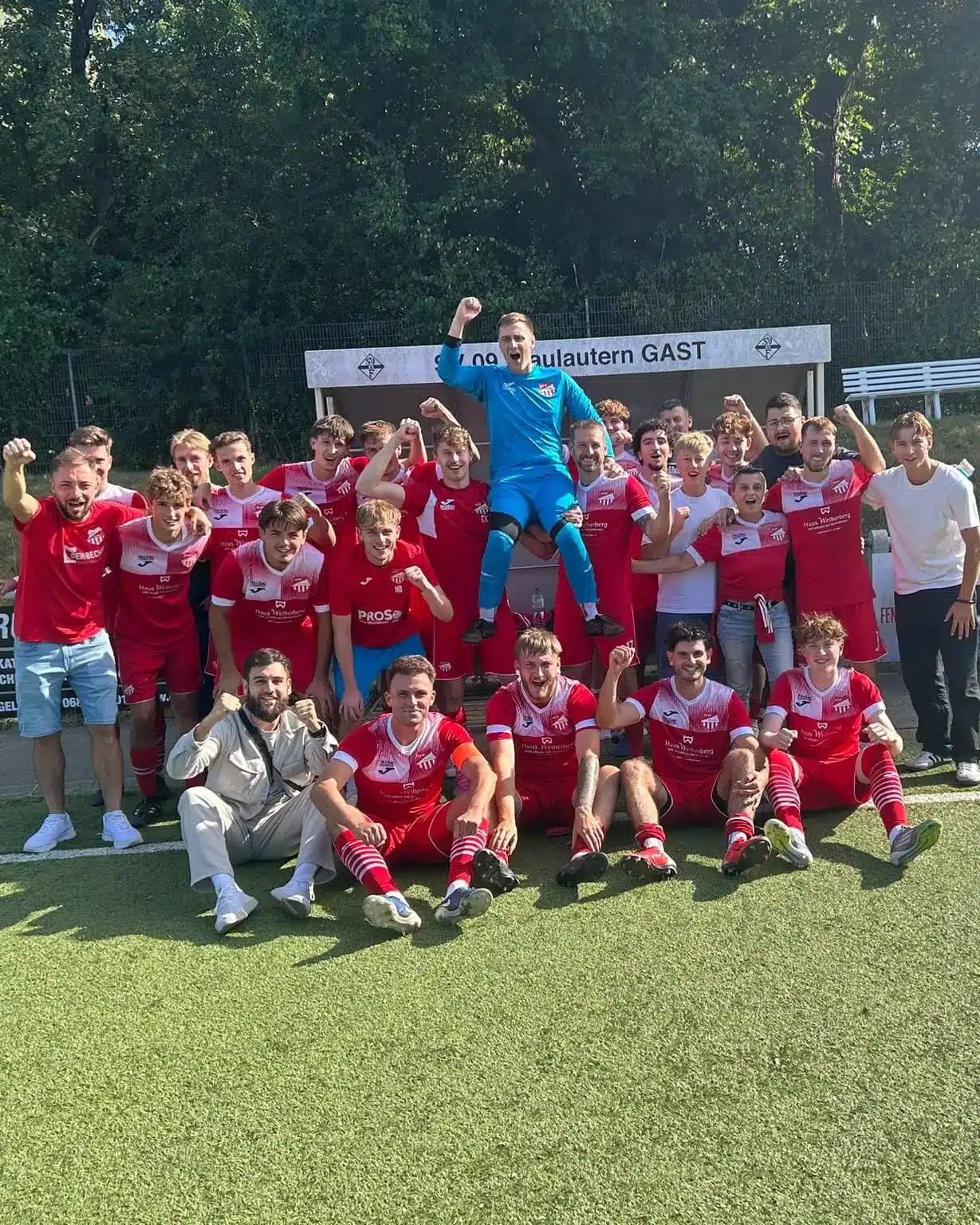 FV07 Diefflen 2 nach dem 4:2-Auswärtssieg beim SV Fraulautern