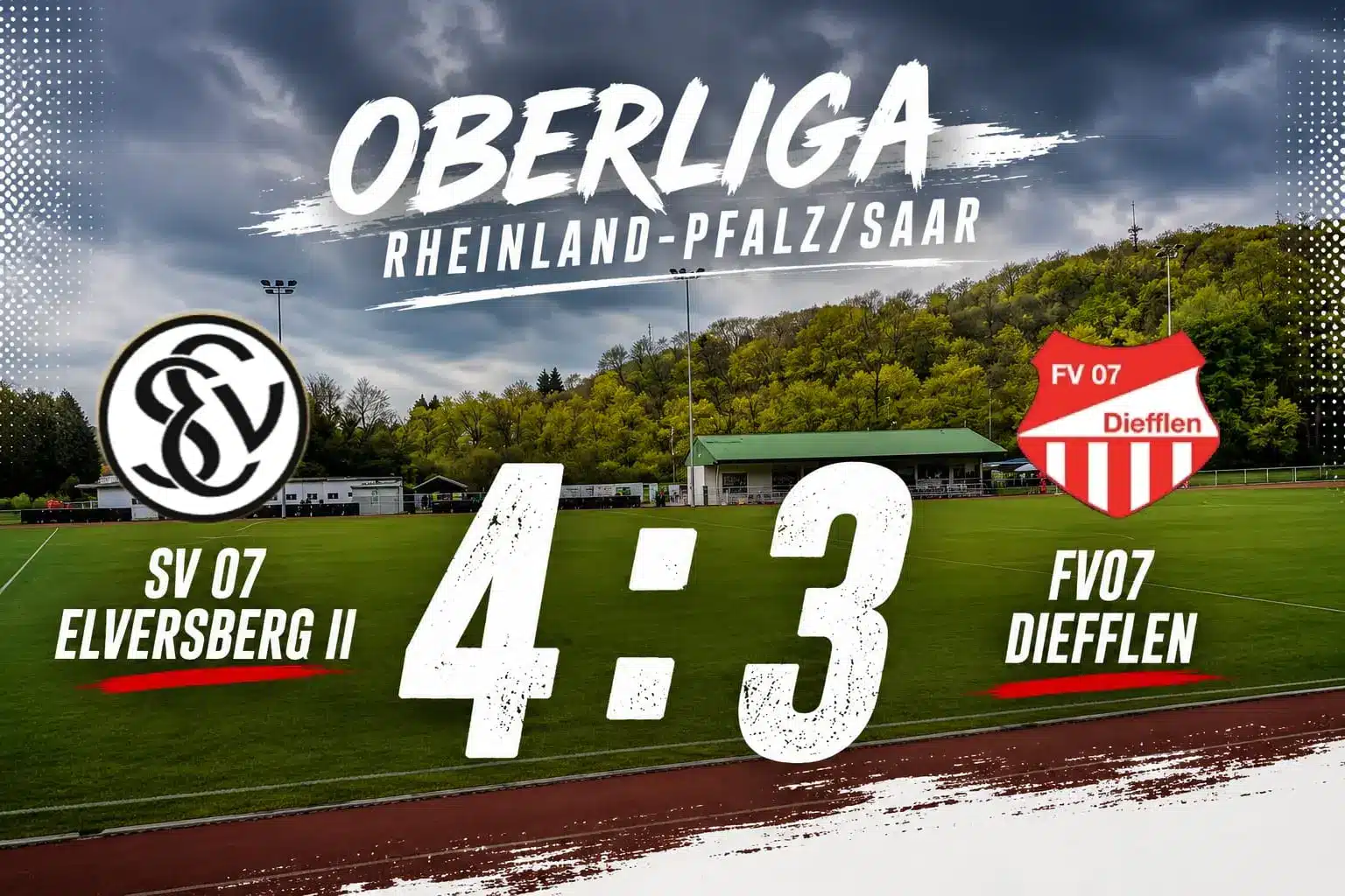 FV07 Diefflen gegen SV Elversberg II in der Oberliga Rheinland-Pfalz/Saar