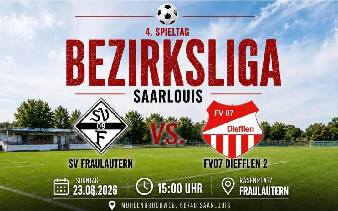 FV07 Diefflen Fraulautern – Zweite vor Auswärtsspiel