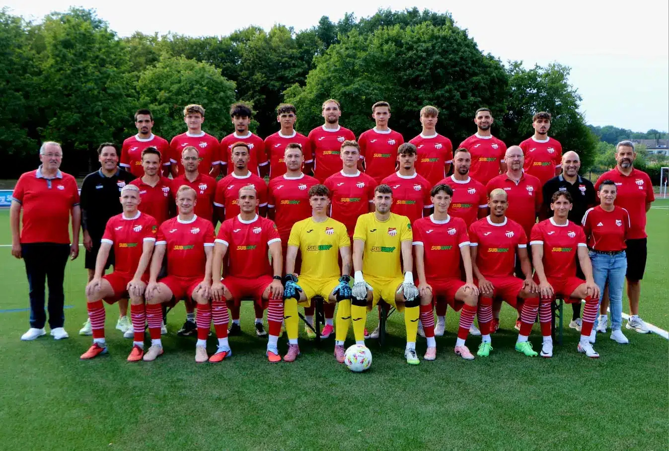 FV07 Diefflen Mannschaft 2026/27 beim offiziellen Mannschaftsfoto der Oberliga Rheinland-Pfalz/Saar