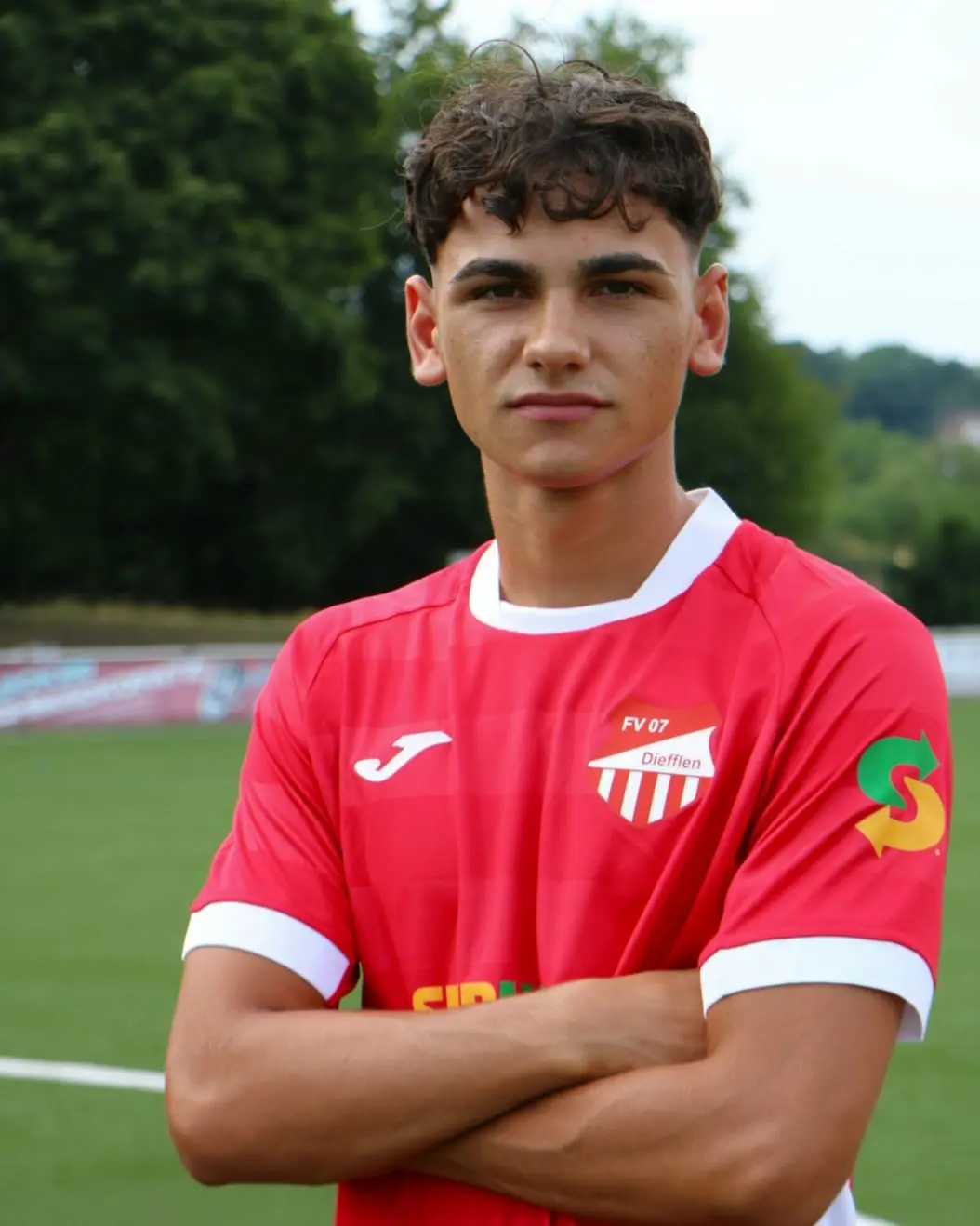 Silvano Figliuzzi im Trikot des FV07 Diefflen
